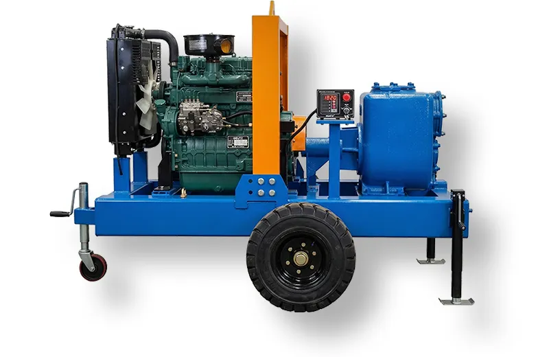 Мотопомпа дизельная Дизельная мотопомпа на прицепе DEFU DDT2