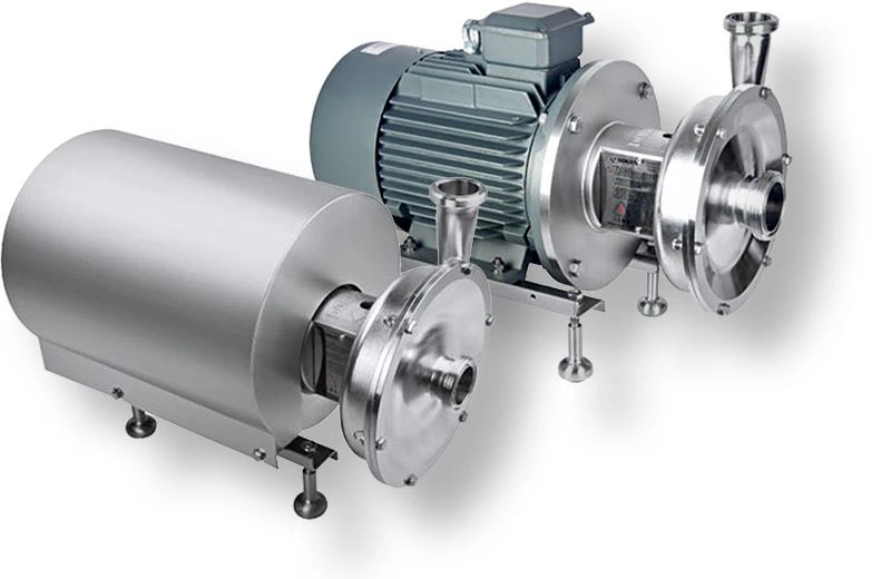 Пищевой насос DonJoy из нержавеющей стали в кожухе